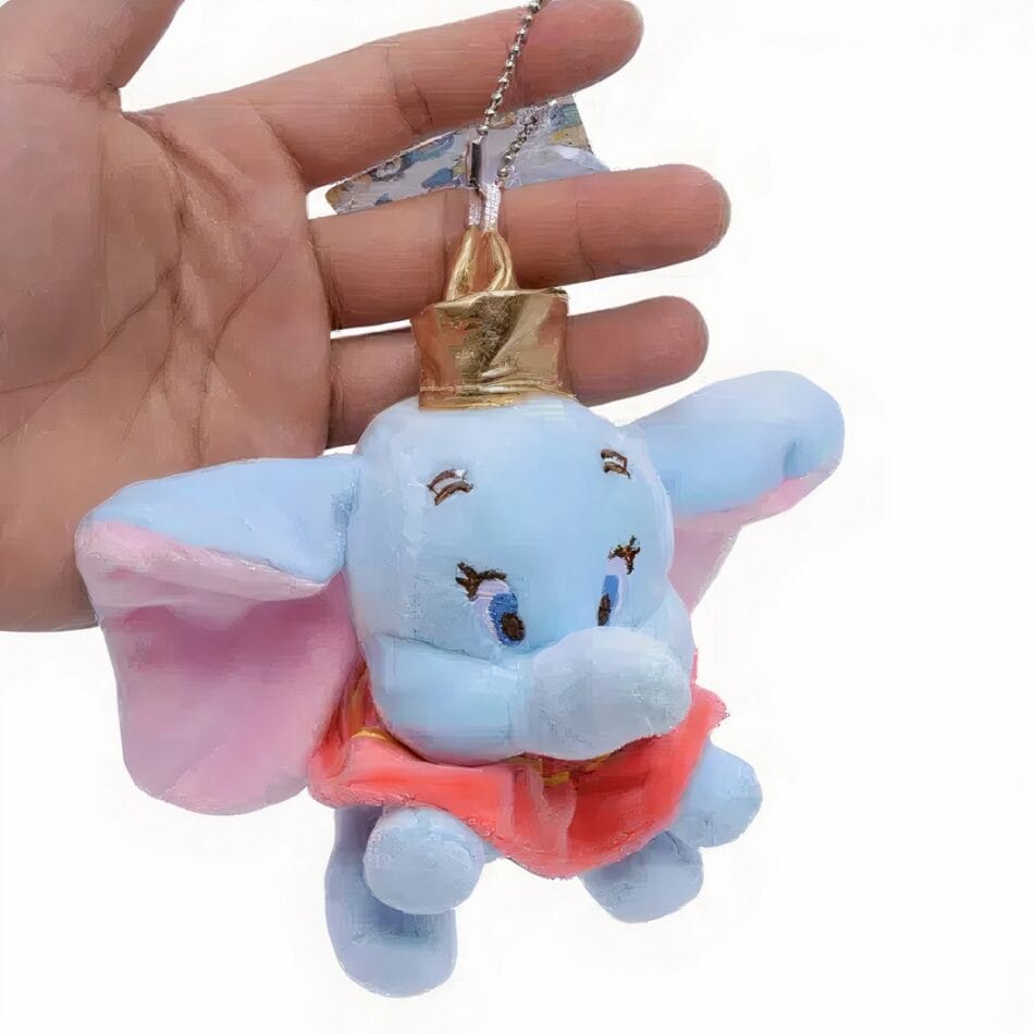 Kleine Knuffel Sleutelhanger Dumbo Disney Olifant Met Vleugels De Knuffel