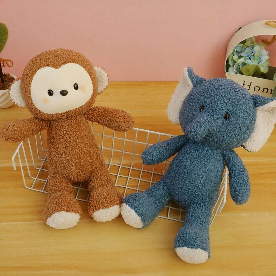Kleine Knuffelolifant Zachte Knuffelvriend Om Mee Te Slapen De Knuffel