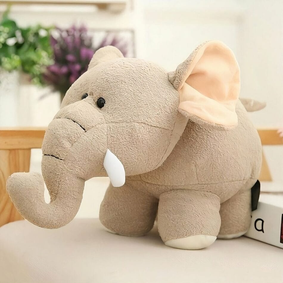 Kleine Olifantenknuffel Met Decor Voor Babykamer De Knuffel