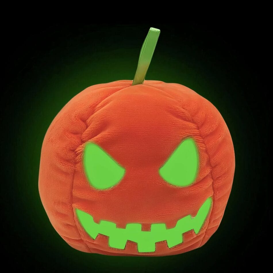 Kleine Omkeerbare Pompoen Knuffel Fluorescerend Halloween De Knuffel