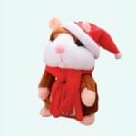 Kleine Pratende Knuffel Hamster Kerstman De Knuffel