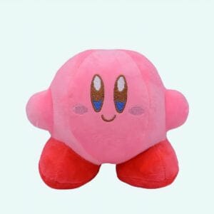 Kleine Roze Knuffel Kirby met Rammelaar van Pluche De Knuffel