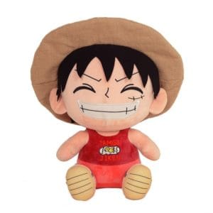 Kleine Ultrasofte Knuffel Luffy Gelukkig uit One Piece De Knuffel
