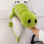 Kleurige Krokodil Knuffel met Grote Ogen Zijdezacht Leuk De Knuffel