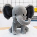 Kleurrijke Olifant Knuffel 25 cm Zachte Speelvriend De Knuffel