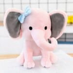 Kleurrijke Olifant Knuffel 25 cm Zachte Speelvriend De Knuffel