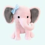 Kleurrijke Olifant Knuffel 25 cm Zachte Speelvriend De Knuffel