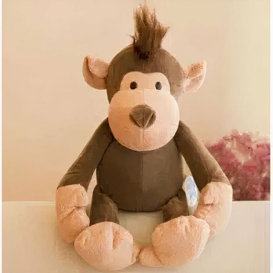 Knuffel Aap Superschattig Zacht Pluche Kauwbaar Troostend Maatje De Knuffel