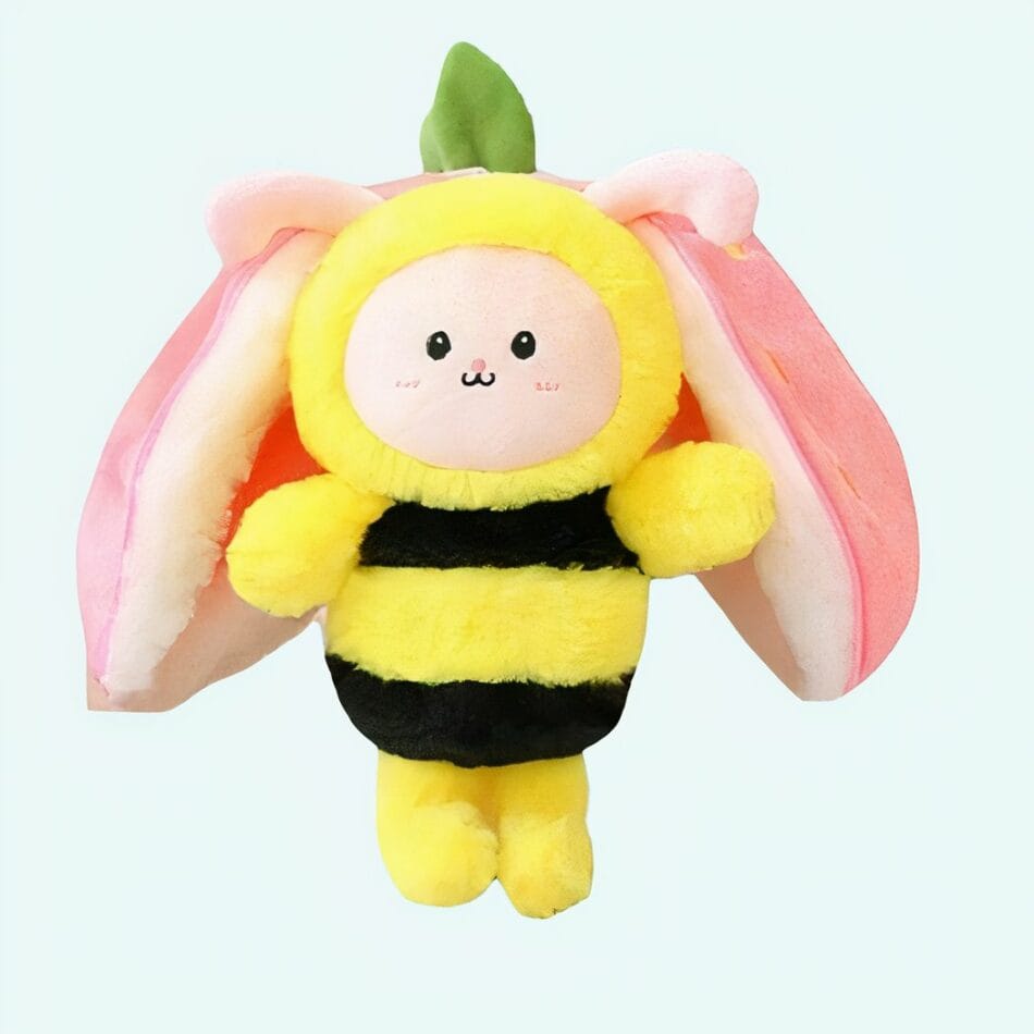 Knuffel Abeille Fraise Ultralichte Zachte Metgezel De Knuffel