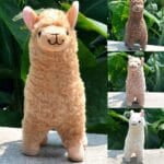 Knuffel Alpaca Met Lange Vacht Zacht Decoratie En Speelkameraad De Knuffel