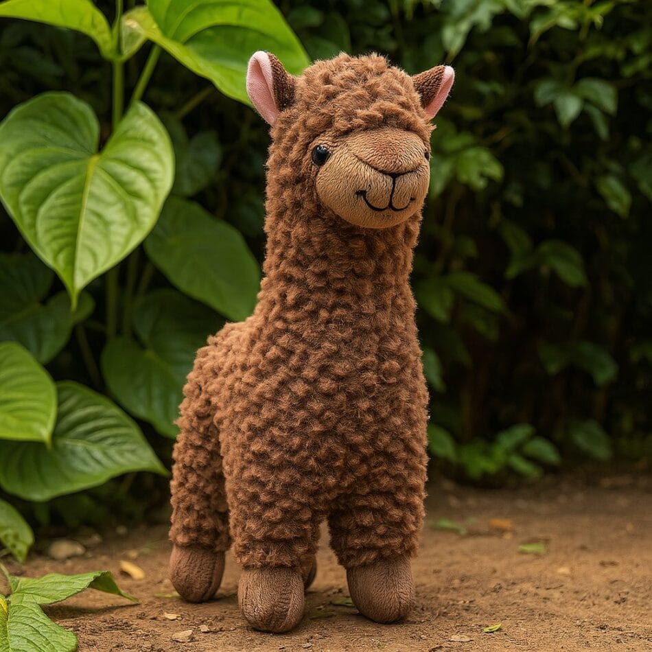 Knuffel Alpaca Met Lange Vacht Zacht Decoratie En Speelkameraad De Knuffel
