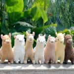 Knuffel Alpaca Met Lange Vacht Zacht Decoratie En Speelkameraad De Knuffel