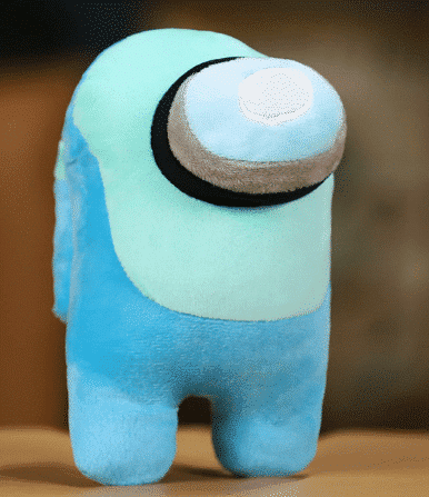 Knuffel Among Us Turquoise Blauw 30 cm Zachte Pluizige Knuffel De Knuffel