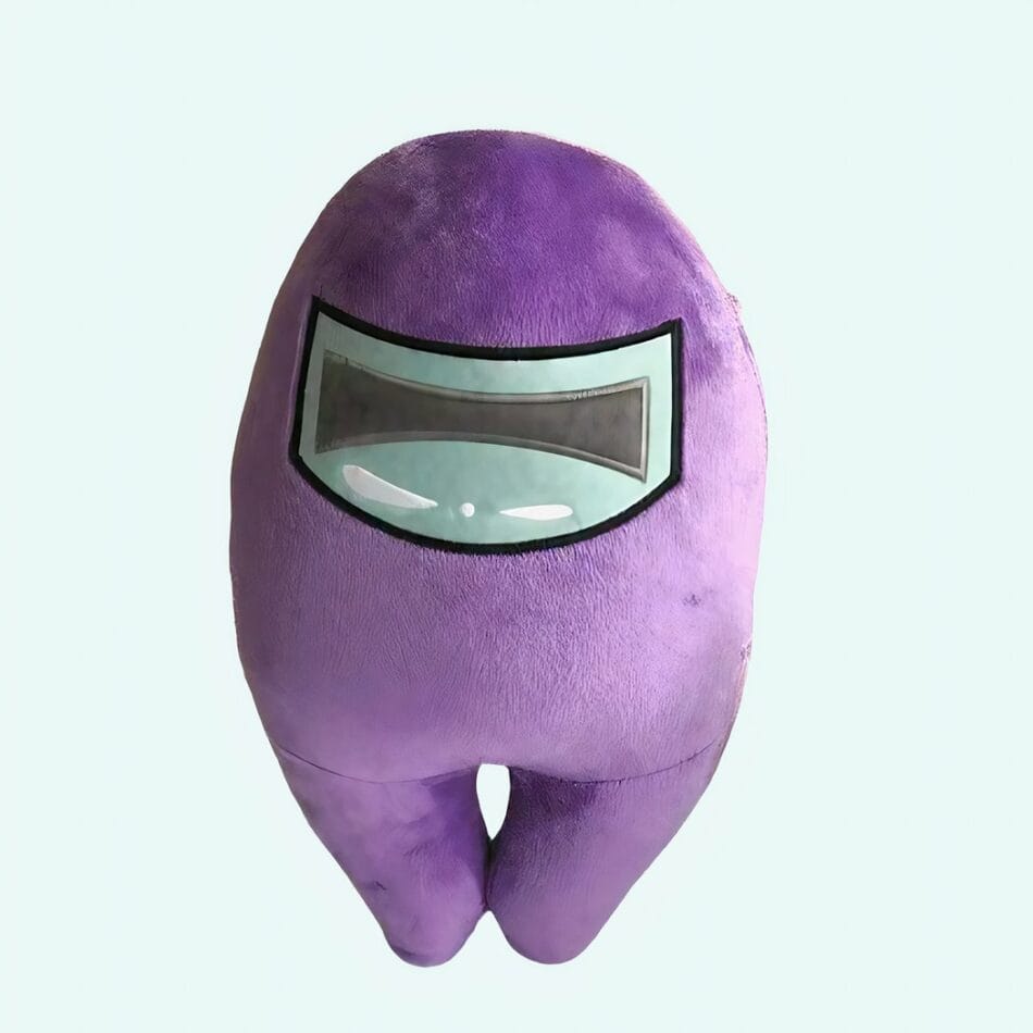 Knuffel Among Us Violet 30 Cm XXL Zacht Pluche Decoratie Speelkamer De Knuffel