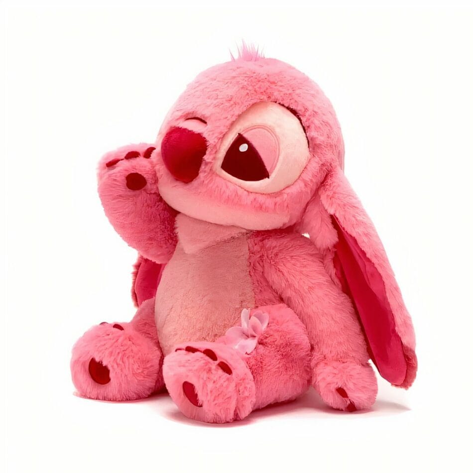 Knuffel Angel met Sakura Motief Roze Tinten De Knuffel