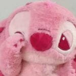 Knuffel Angel met Sakura Motief Roze Tinten De Knuffel
