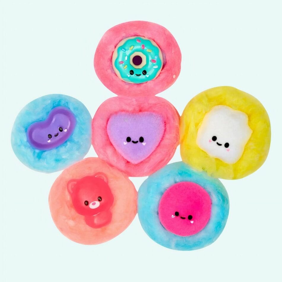 Knuffel Anti Stress Fluffie Stuffiez Minis Met Sleutelhanger De Knuffel