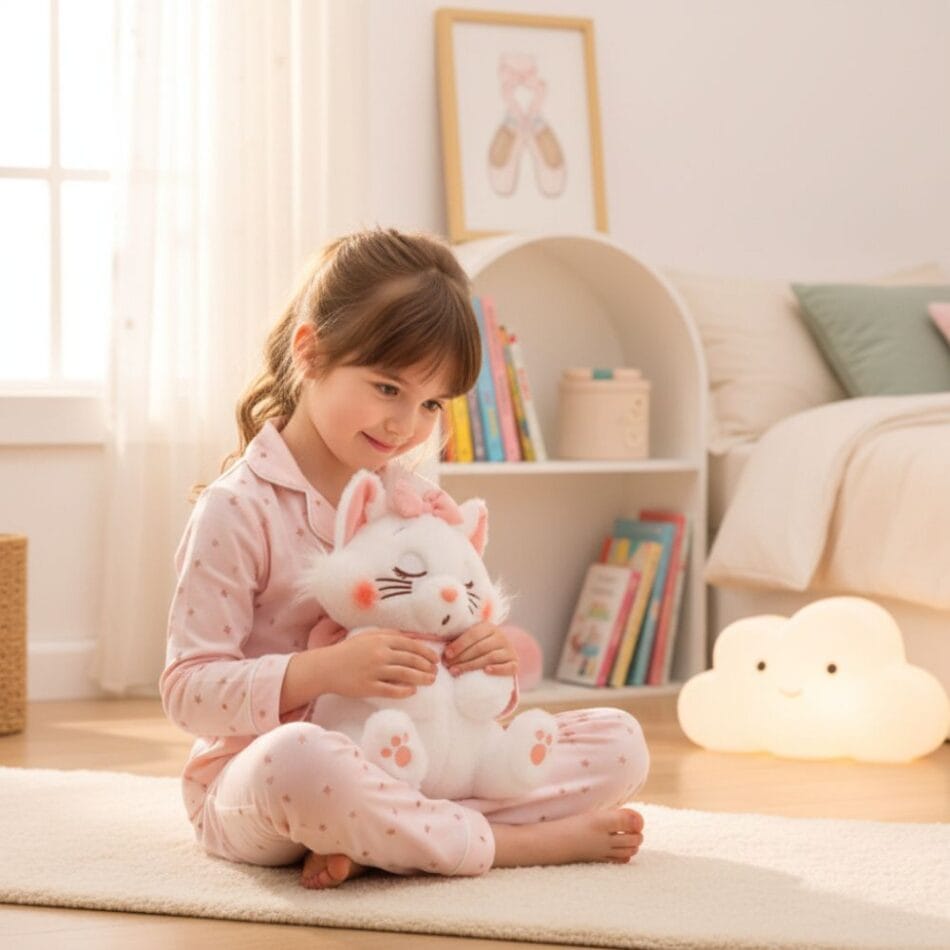Knuffel Aristokats Blanche Witte Tijdloze Knuffel Voor Thuis Kantoor De Knuffel