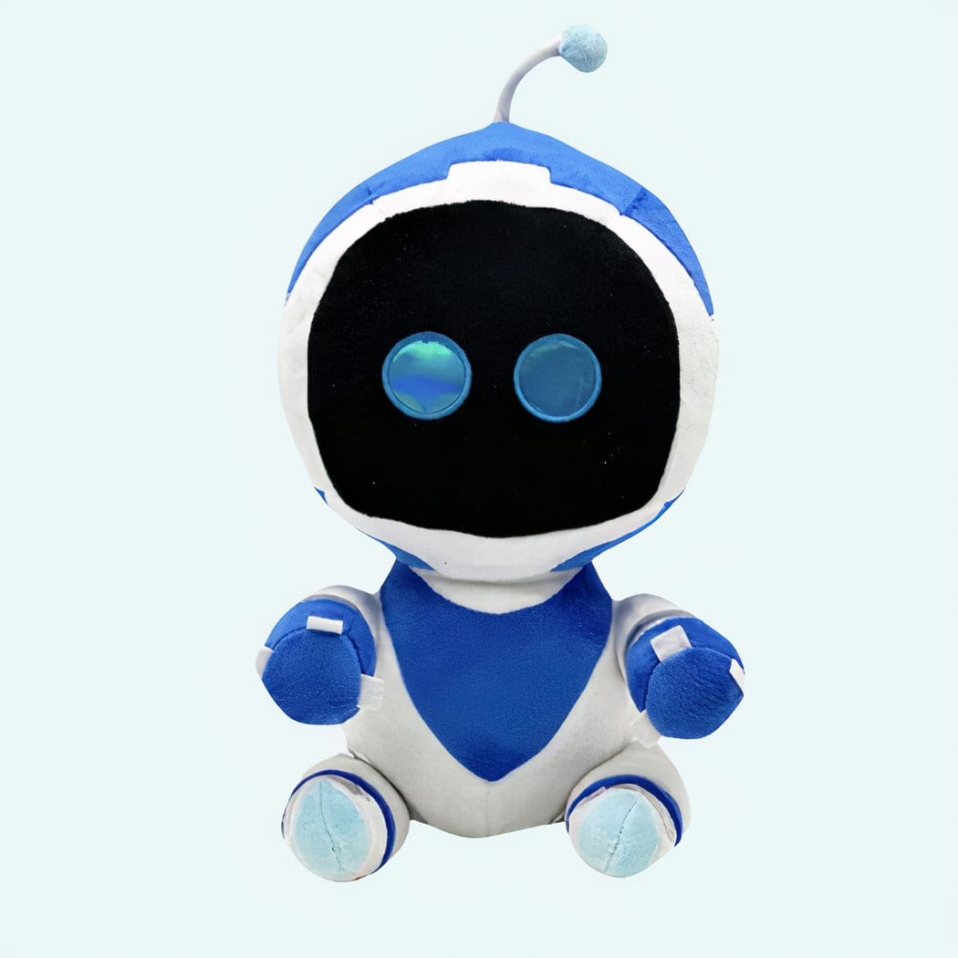 Knuffel Astro Bot Ruimte Avonturier Met Vriendelijk Glimlach De Knuffel
