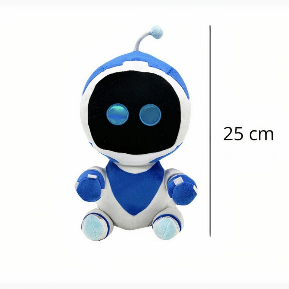 Knuffel Astro Bot Ruimte Avonturier Met Vriendelijk Glimlach De Knuffel