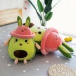 Knuffel Avocado Met Hoed Zacht En Kussen De Knuffel