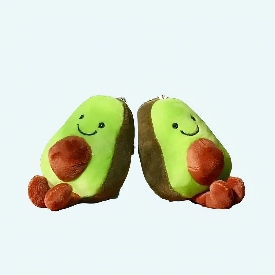 Knuffel Avocado Pluche Sleutelhanger Klein Schattig En Praktisch De Knuffel