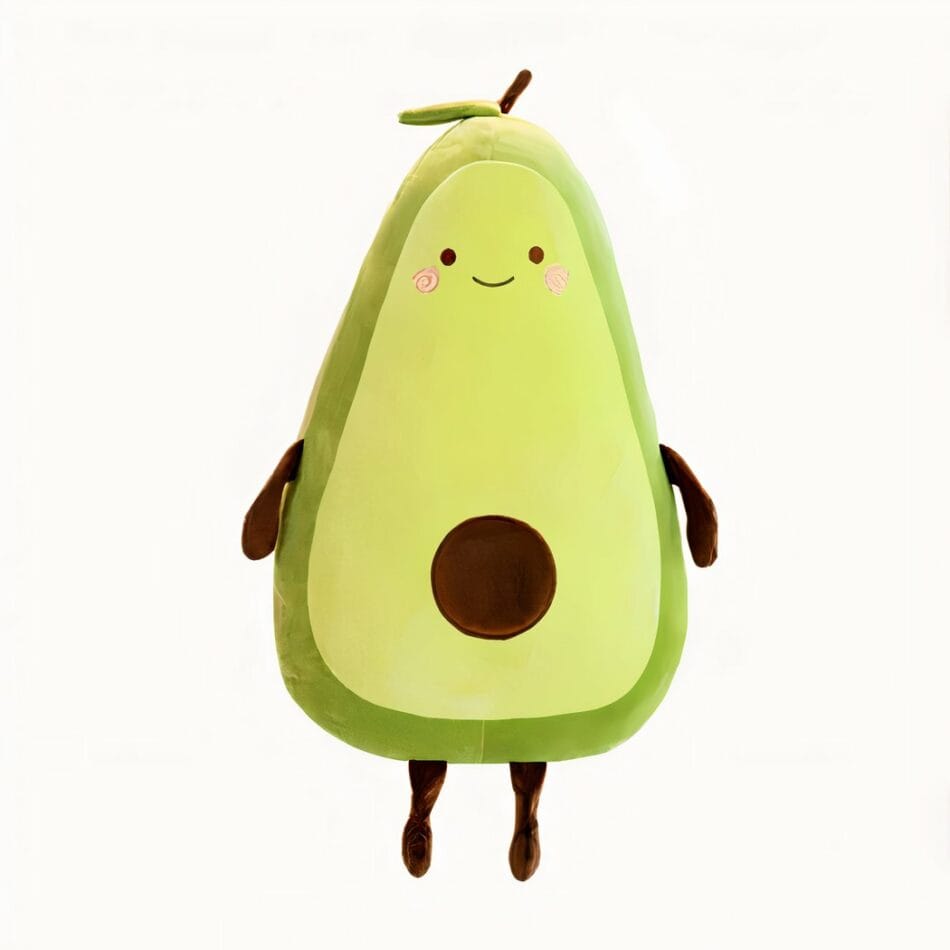 Knuffel Avocado Reuzen Decoratief Troostbuddy De Knuffel