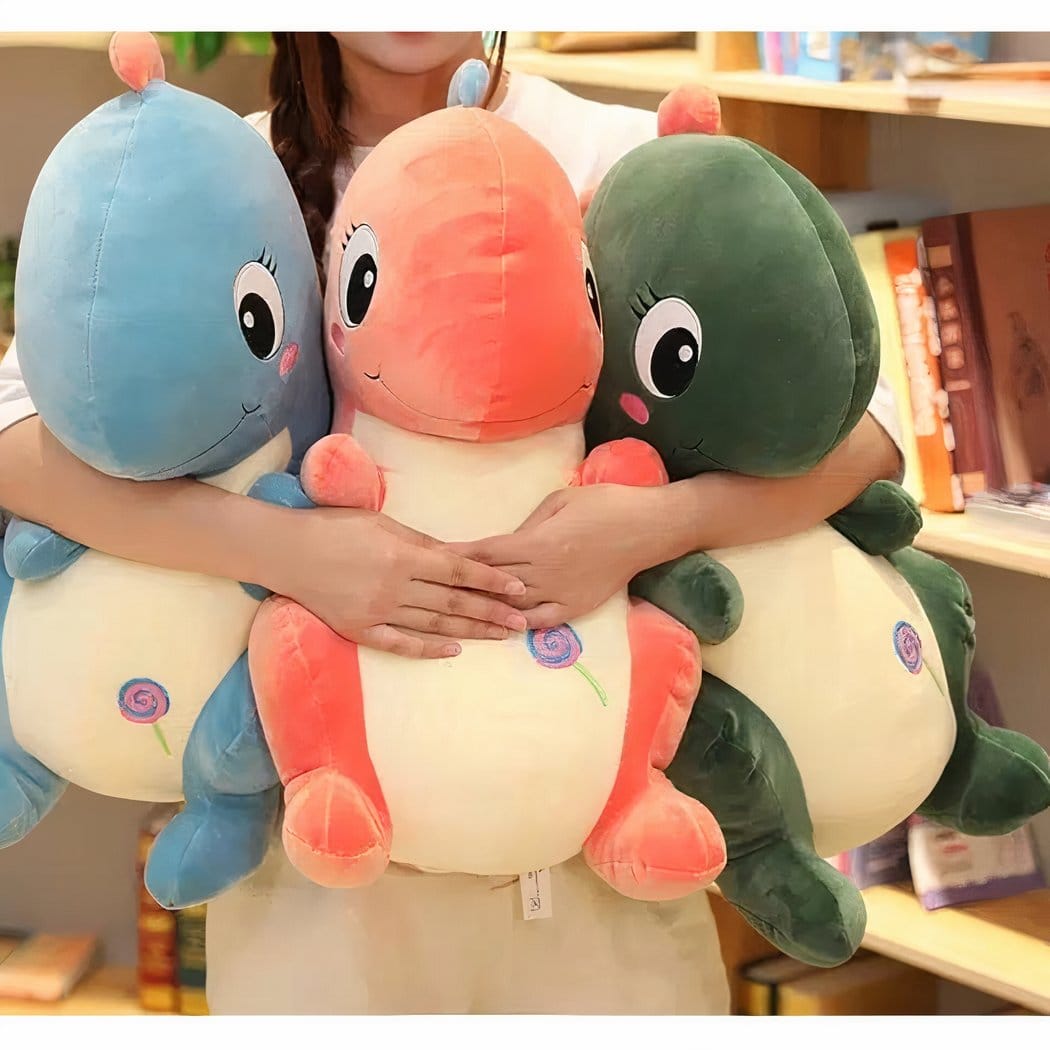 Knuffel Baby Dinosaurus Groen Zachte Troostknuffel voor Kinderen De Knuffel
