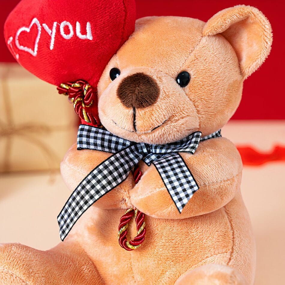 Knuffel Beertje met Ballon I Love You Valentijn Cadeau De Knuffel