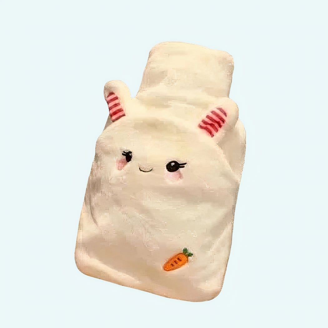 Knuffel Bouillotte Konijn Met Wortel Voor Warme Nachten De Knuffel 1000-ml