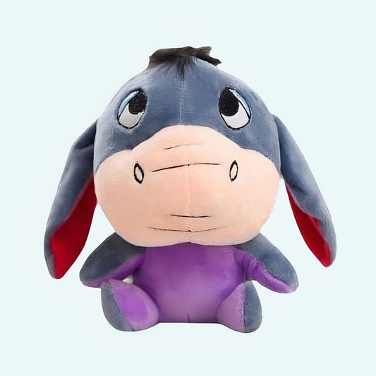 Knuffel Bourriquet Blauw met Zachte Vulling De Knuffel