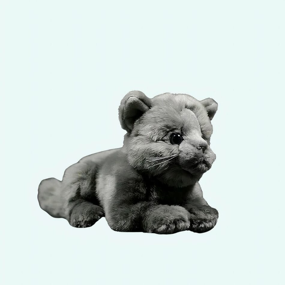 Knuffel Britse Korthaar 22 cm Zachte Pluche Knuffelkat De Knuffel