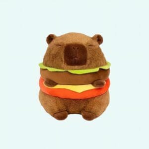 Knuffel Capibara Anniversaire met Feestelijk Hoedje voor Verjaardagen De Knuffel