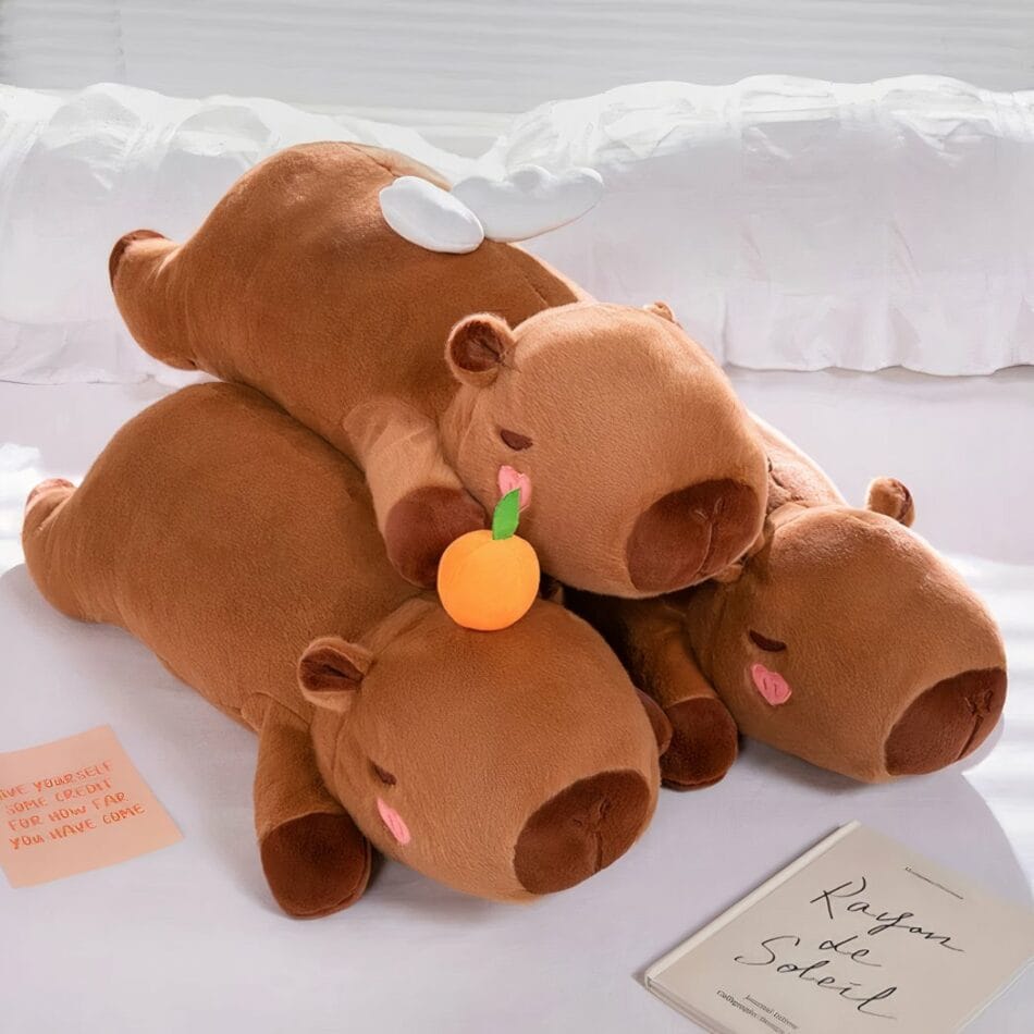 Knuffel Capibara Kussen Zacht Langwerpig Pluche Slaapkussen De Knuffel