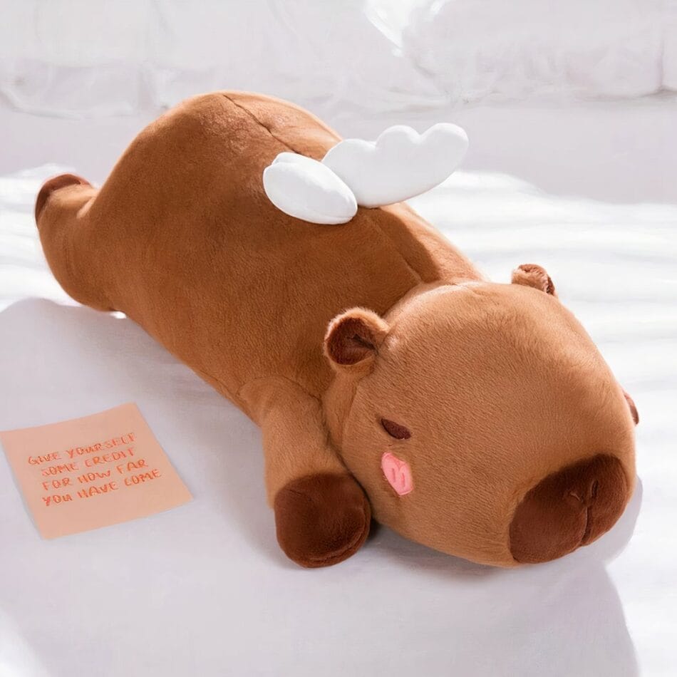Knuffel Capibara Kussen Zacht Langwerpig Pluche Slaapkussen De Knuffel