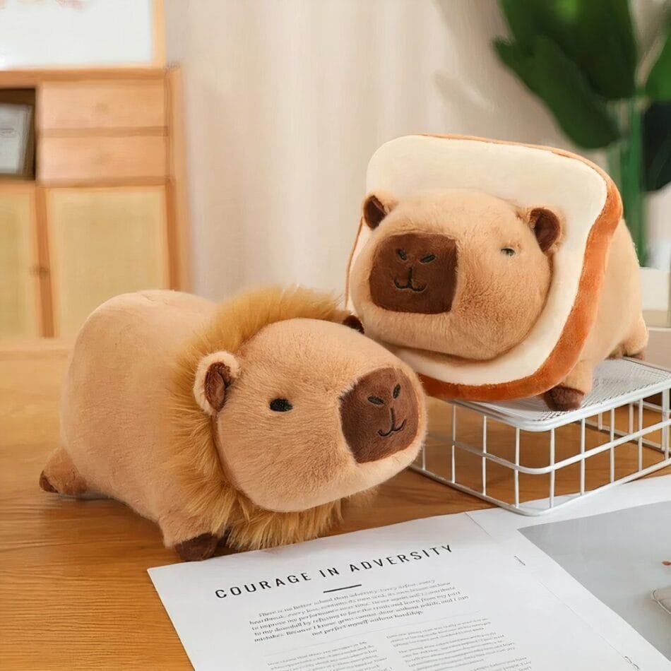 Knuffel Capibara Verkleede Kawaii Stijl 25 cm of 35 cm De Knuffel