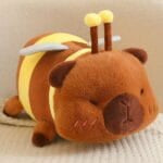 Knuffel Capybara 35 cm Verkleed als Bijenkostuum De Knuffel