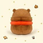 Knuffel Capybara Hamburger Zachte Pluche Decoratie De Knuffel