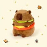 Knuffel Capybara Hamburger Zachte Pluche Decoratie De Knuffel