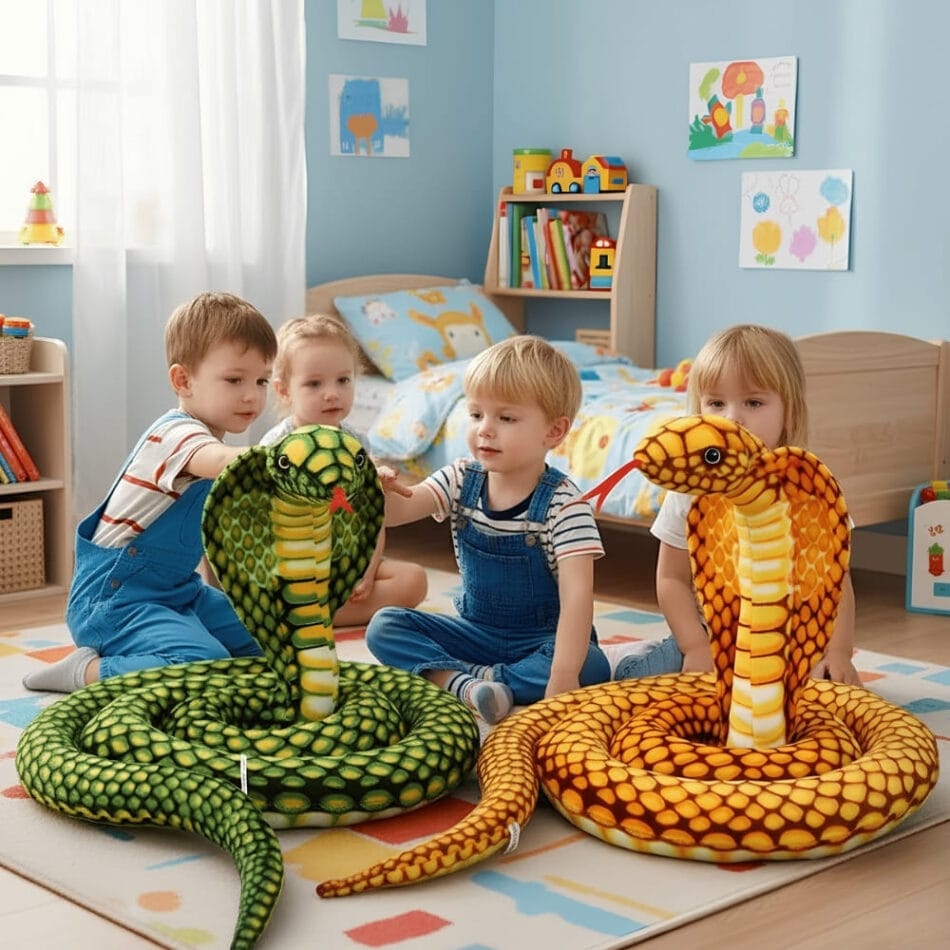 Knuffel Cobra Ultra Zacht Met Lange Flexibele Lijf De Knuffel