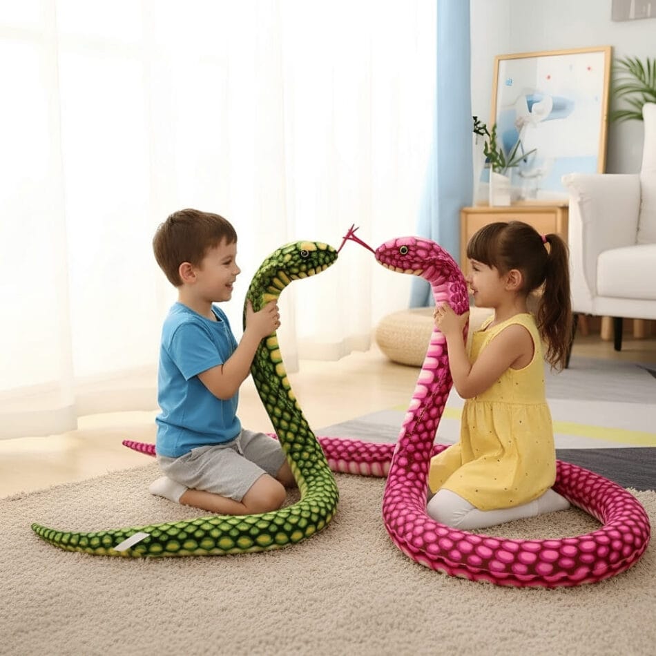 Knuffel Cobra Ultra Zacht Met Lange Flexibele Lijf De Knuffel