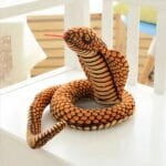 Knuffel Cobra Zachte Slang Voor Verbeelding En Samenwerking De Knuffel