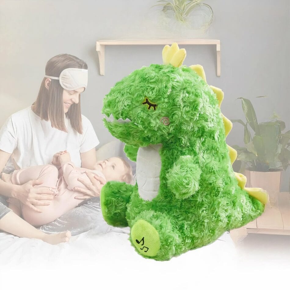 Knuffel Dinosaurus Ademend Met Slaapliedje Schattig De Knuffel