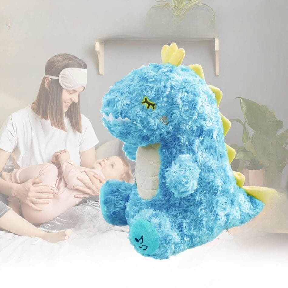 Knuffel Dinosaurus Ademend Met Slaapliedje Schattig De Knuffel