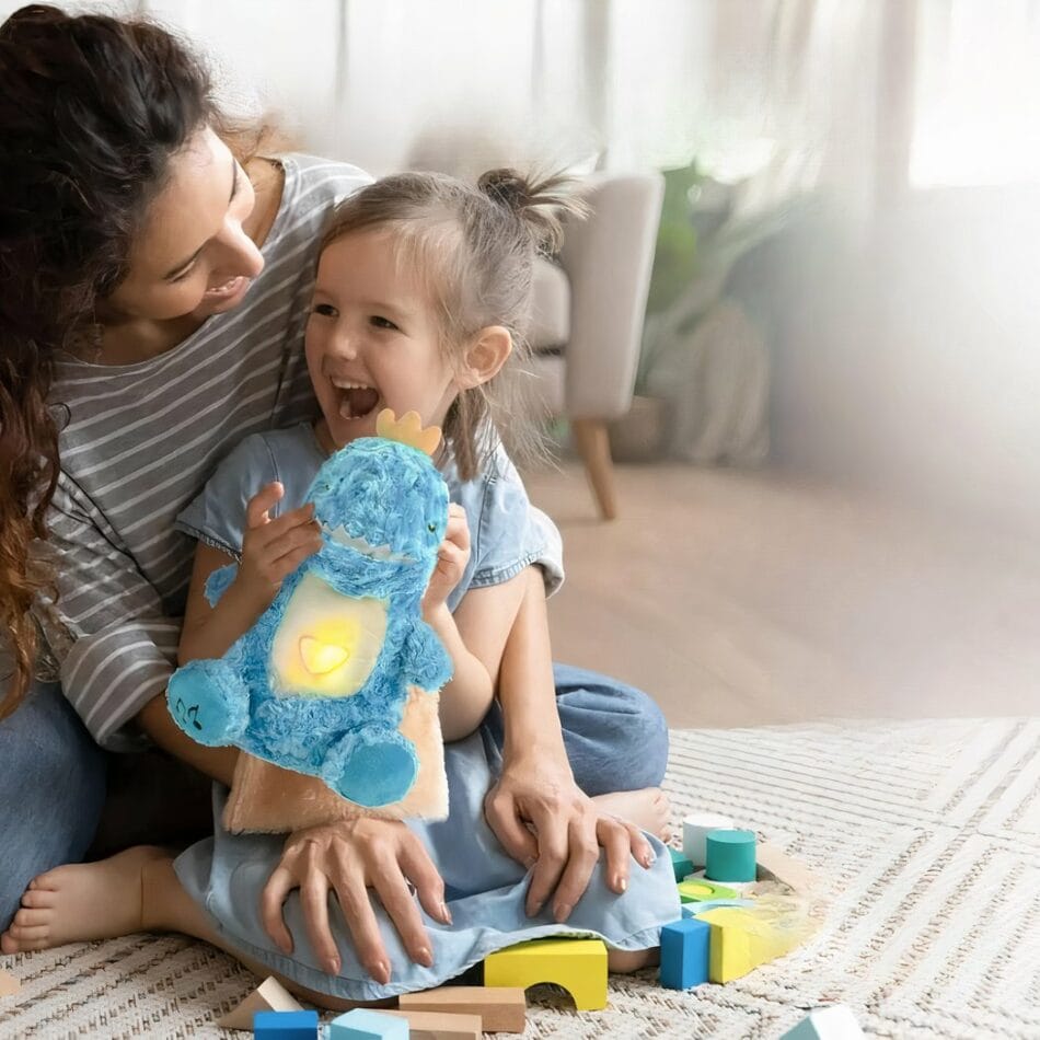 Knuffel Dinosaurus Ademend Met Slaapliedje Schattig De Knuffel