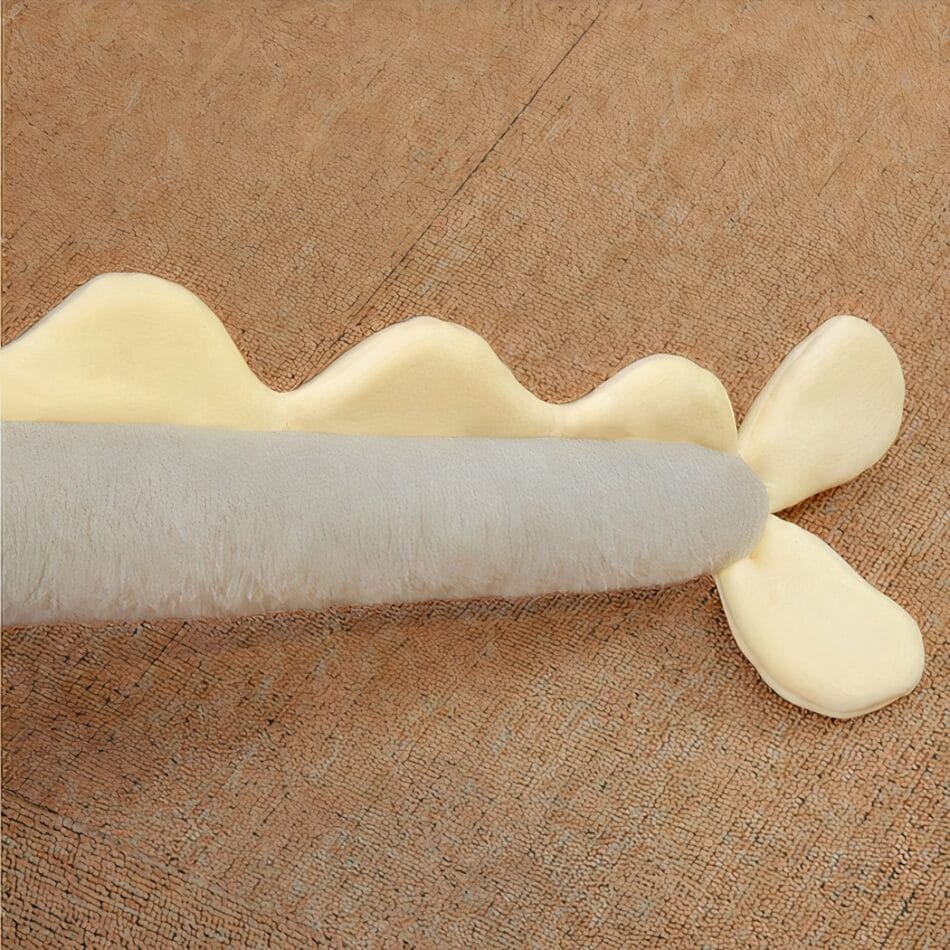 Knuffel Dinosaurus Grijs Reuzen Zachte Textuur Lange Staart De Knuffel