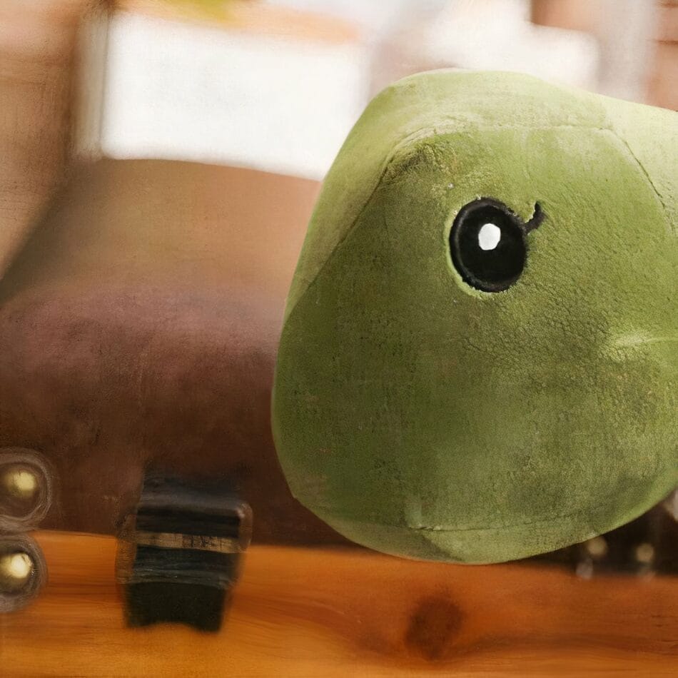 Knuffel Dinosaurus Groen Lange Zachte Fluwelen 1 Meter De Knuffel