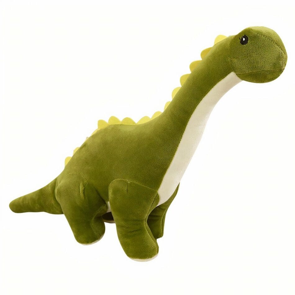 Knuffel Dinosaurus Groen Lange Zachte Fluwelen 1 Meter De Knuffel