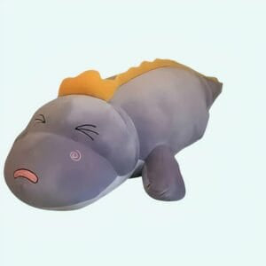 Knuffel Dinosaurus Heldergroen Adorable Met Lange Lijf Puntige Staart De Knuffel