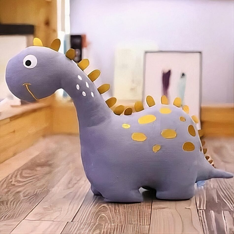 Knuffel Dinosaurus Pluche Grappige Vlekjes Zachte Knuffel De Knuffel